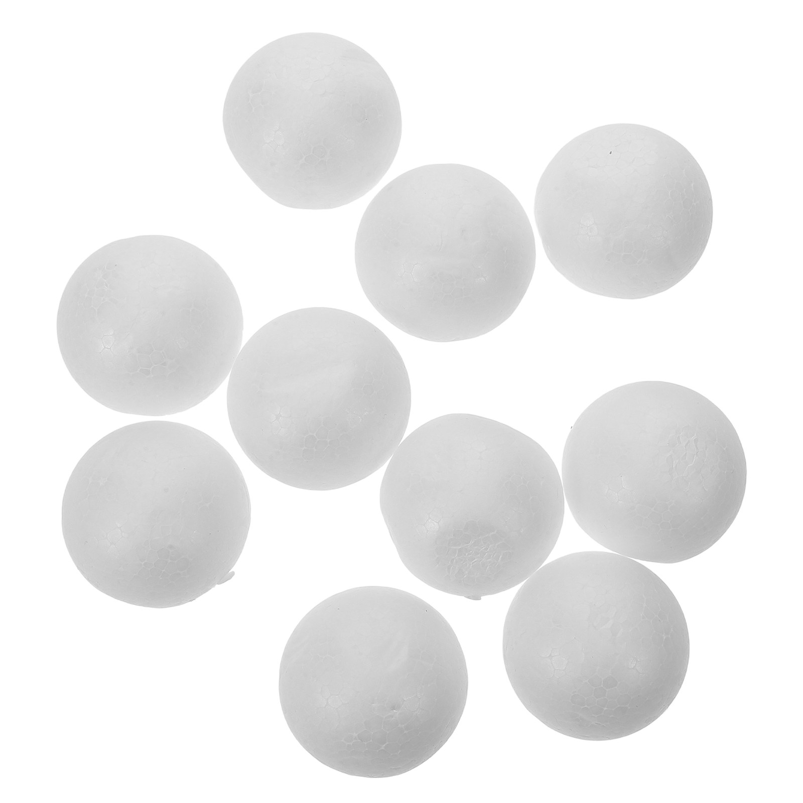 Art Craft Party - 10 Pieces 5Cm White Polystyrene Foam