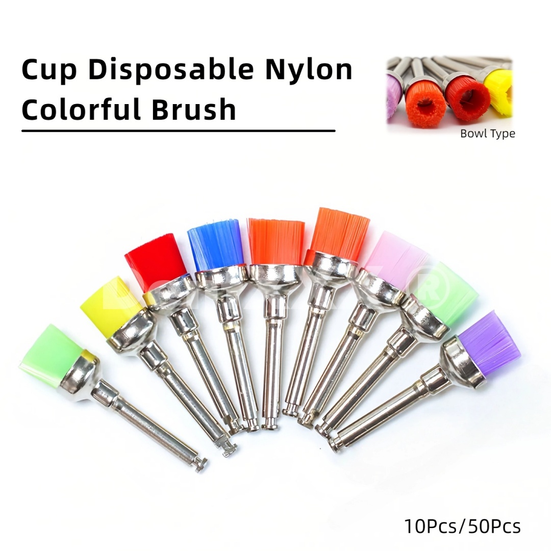 Art Craft Painting - Bowl Nylon Polishing Brushes, Colorful, Latch