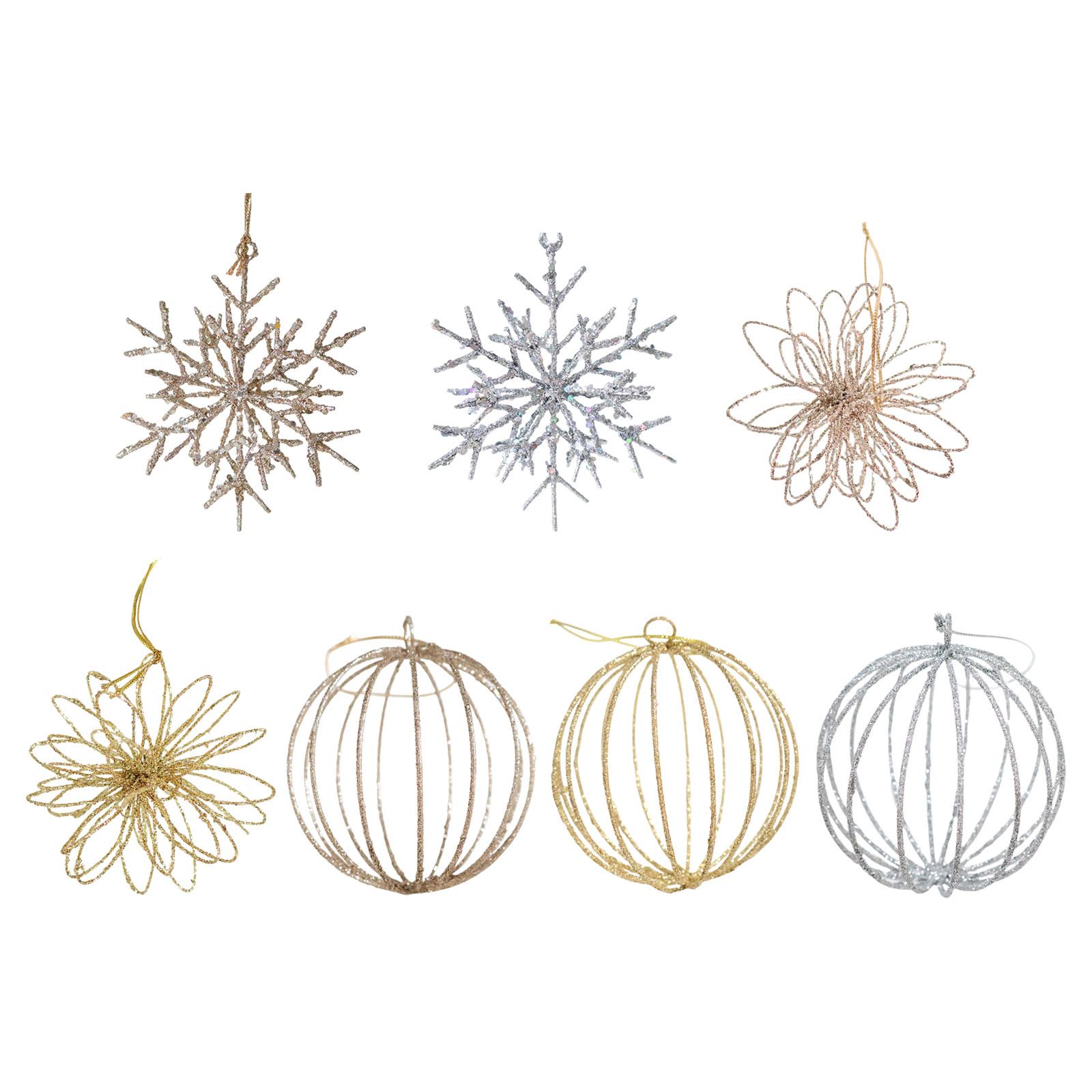 Art Craft Winter - Iron Art Christmas Snowflake Ornament Decorative