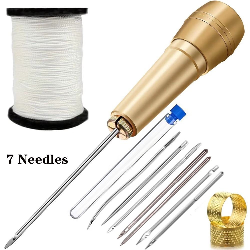 Punch Needle Kit - Multifunctional Leather Sewing Awl Set Professional