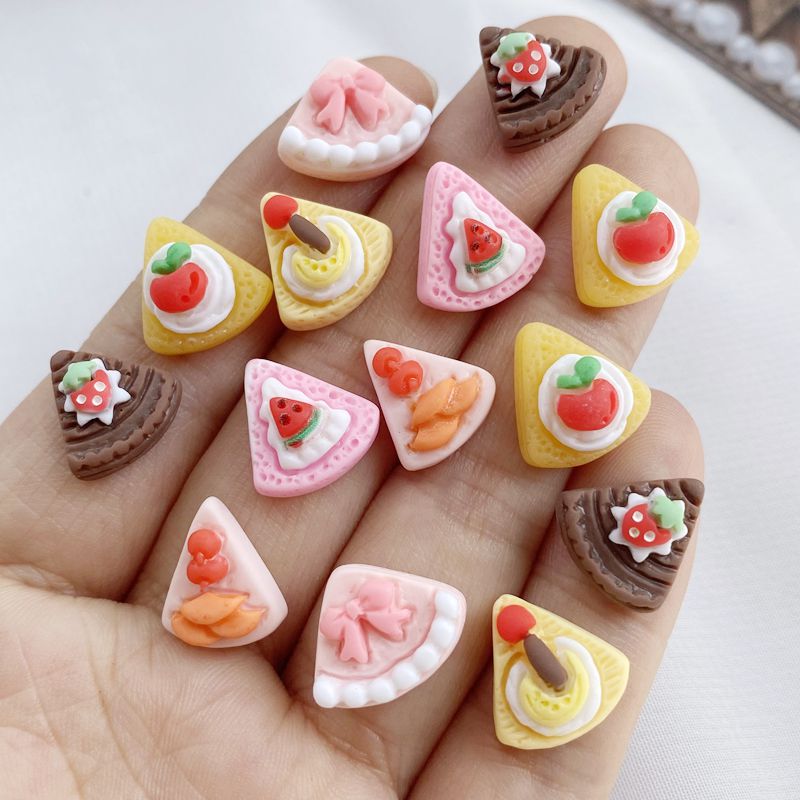 Art Craft Ice Cream - 20Pcs Mixed Nail Art Resin Cartoon