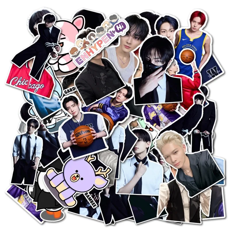 Art Craft Activity - 57Pcs ENHYPENS Self-adhesive Stickers DIY Graffiti