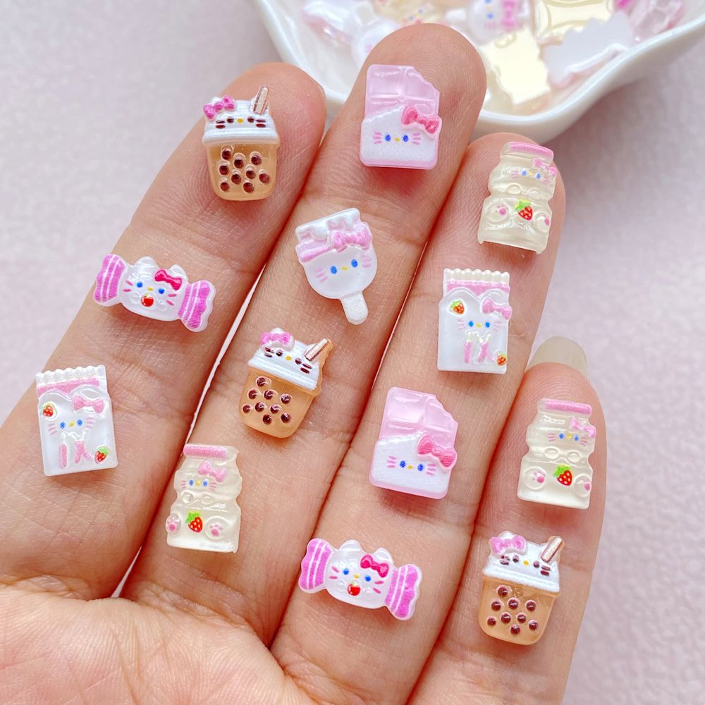 Art Craft Ice Cream - 50Pcs Cartoon Food Toy Drink bottle