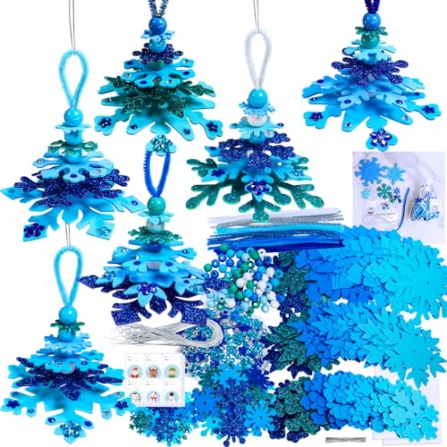 Art Craft Winter - 24 Sets Christmas Craft Kits Winter