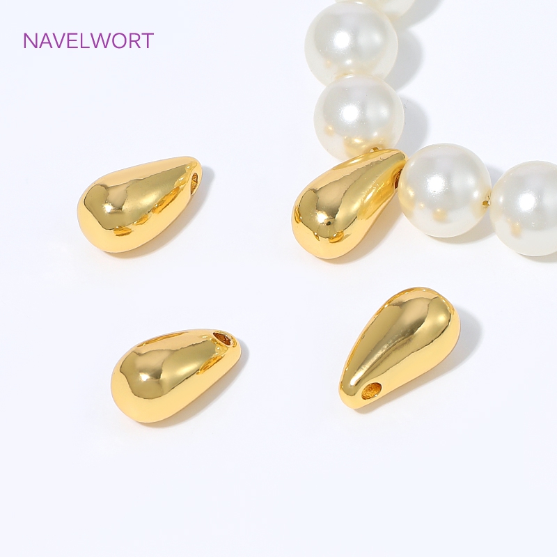 Art Craft Activity - 18K Gold Plated Brass Water Droplet