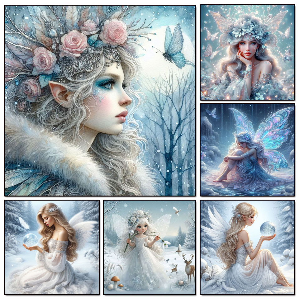 DIY New Diamond Art Painting W - Art Craft Winter avaliação e preço
