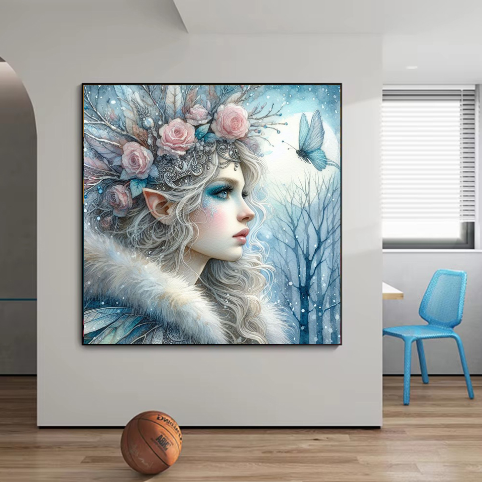 DIY New Diamond Art Painting W - Art Craft Winter avaliação e preço