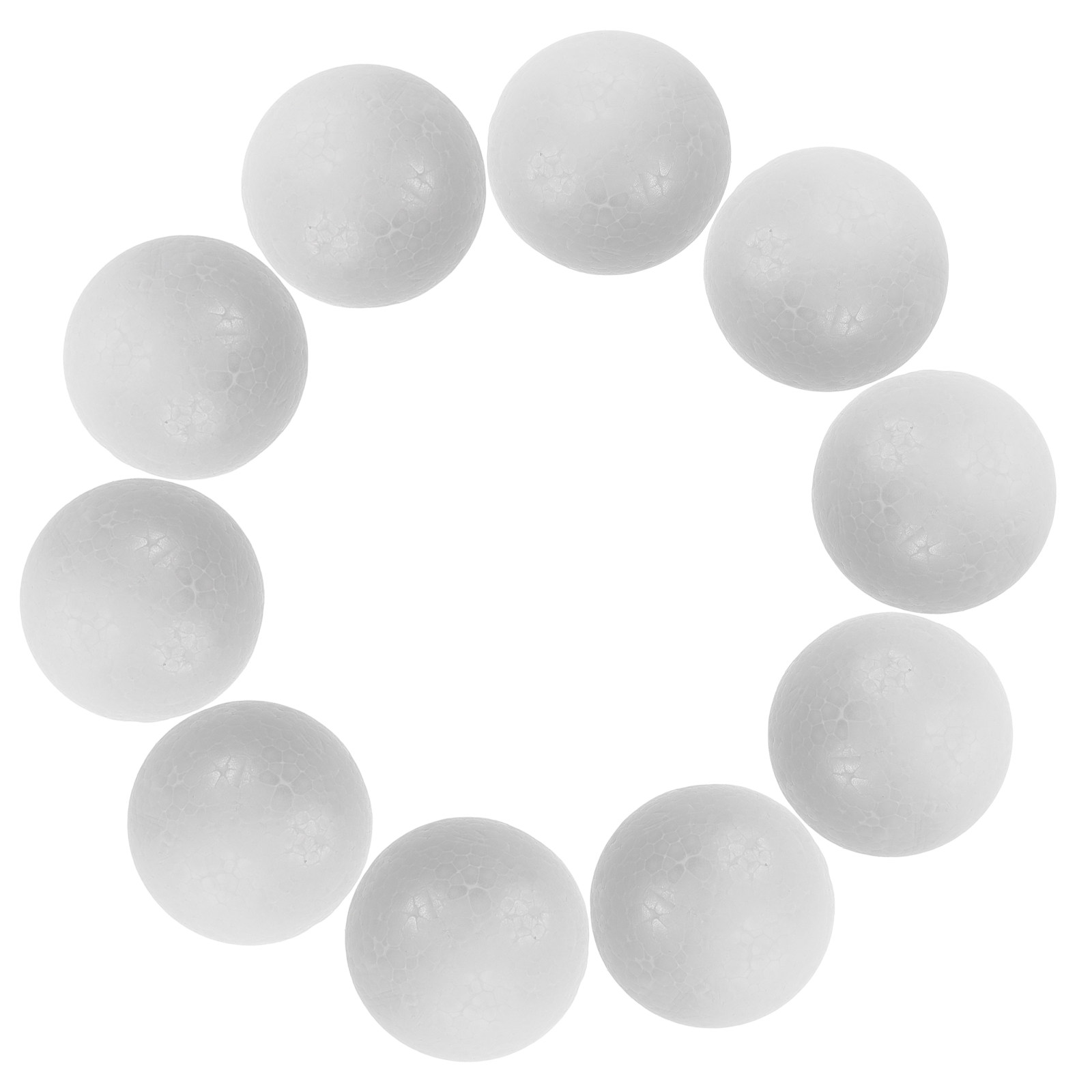 10 Pieces 5Cm White Polystyren - Art Craft Party avaliação e preço
