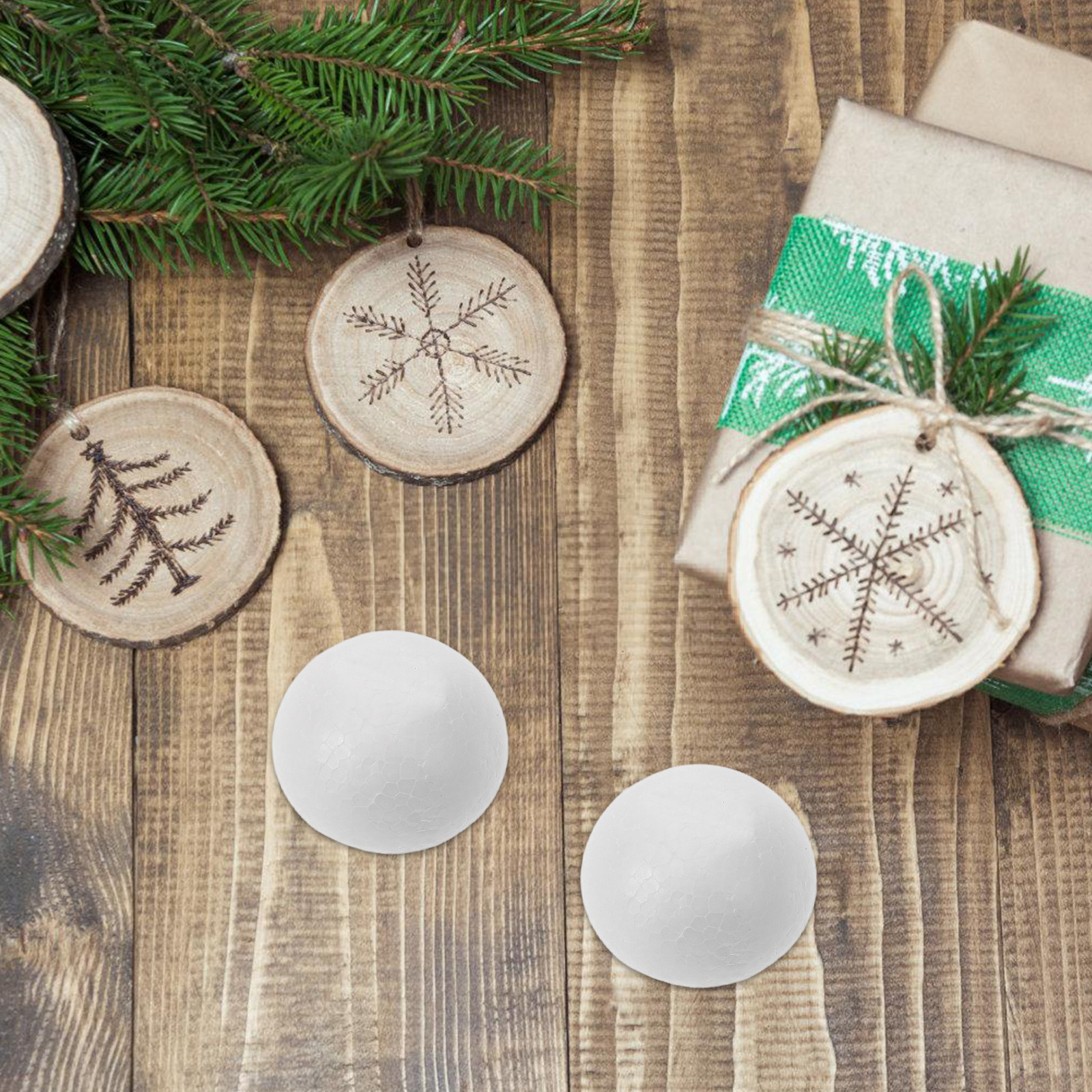 10 Pieces 5Cm White Polystyren - Art Craft Party avaliação e preço