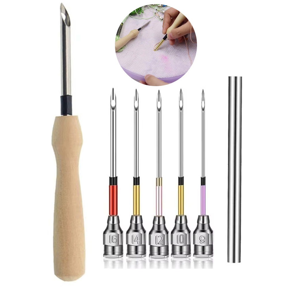 1set Punch Needle Tool Kit Emb - Punch Needle Kit avaliação e preço