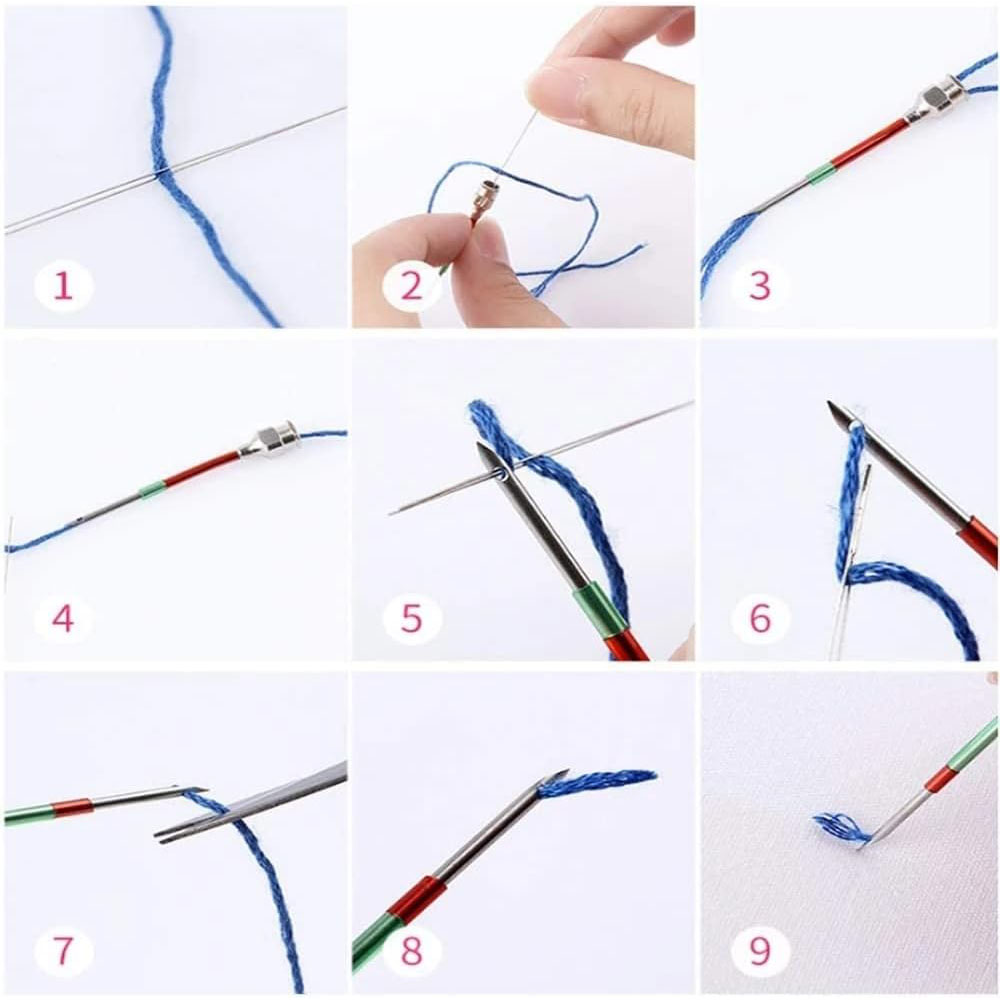 1set Punch Needle Tool Kit Emb - Punch Needle Kit avaliação e preço