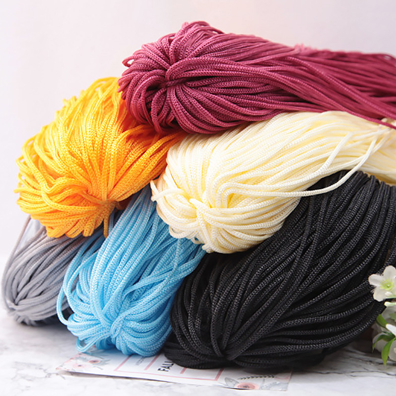 200M 3mm Crocheting Nylon Cord - Macrame Cord Cotton avaliação e preço
