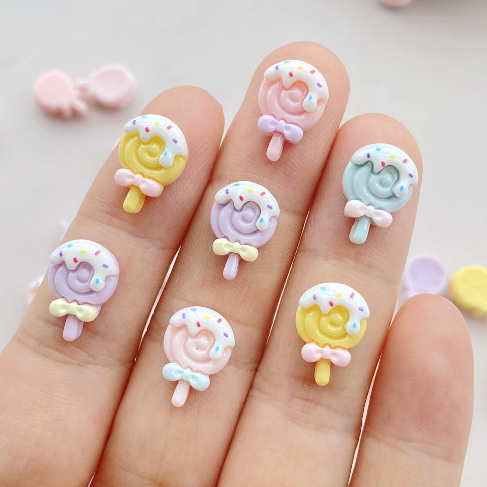 30pcs Resin Colorful 3D Mini L - Art Craft Ice Cream avaliação e preço