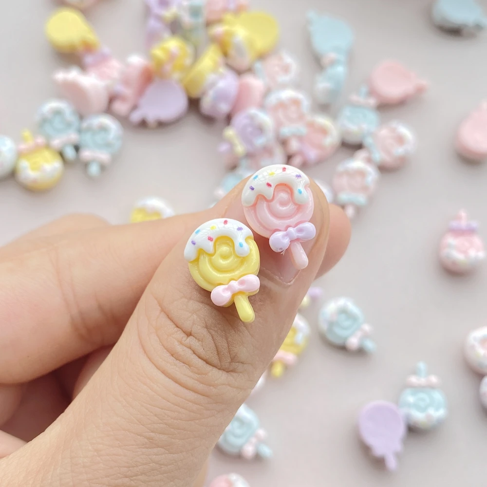 30pcs Resin Colorful 3D Mini L - Art Craft Ice Cream avaliação e preço