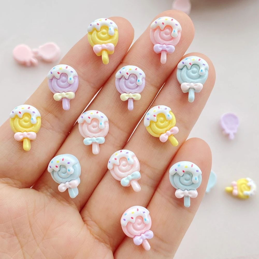 30pcs Resin Colorful 3D Mini L - Art Craft Ice Cream avaliação e preço