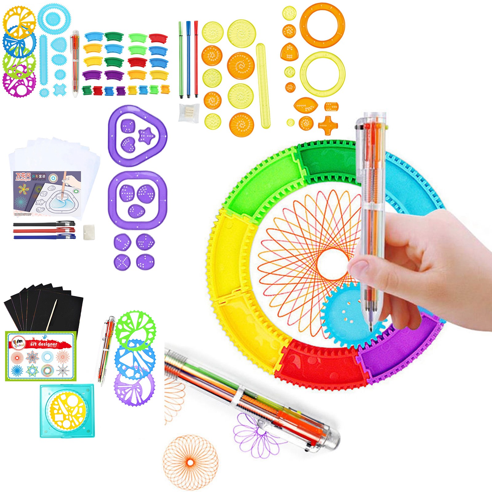 Student Geometry Drawing Stenc - Art Craft Painting avaliação e preço