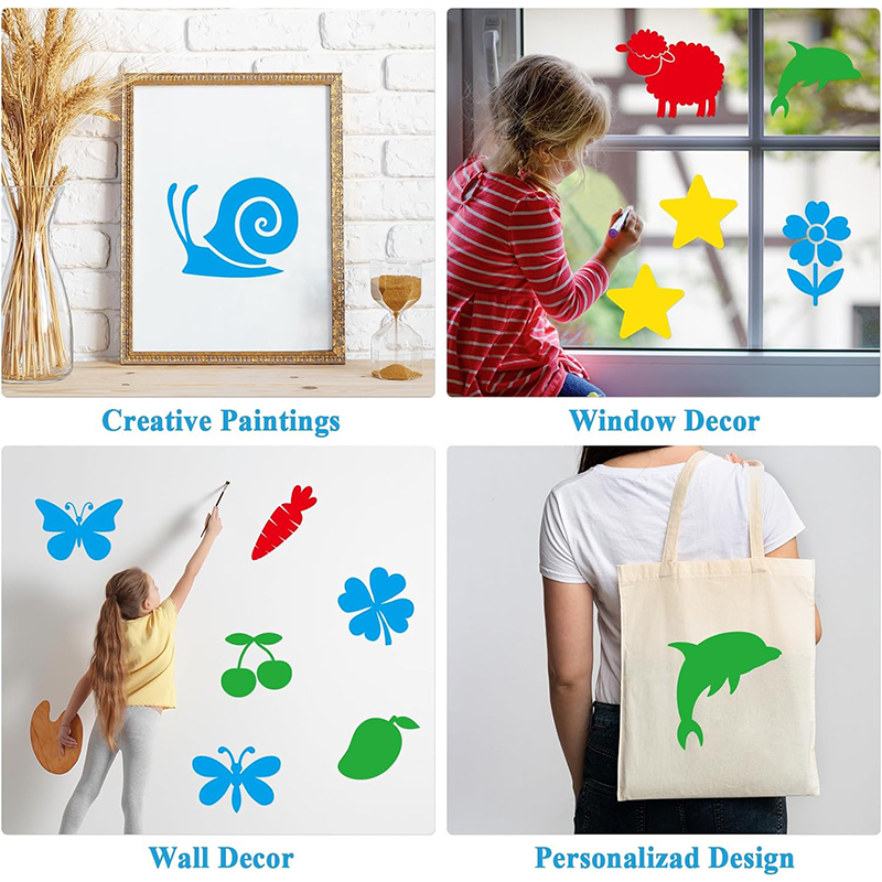 10/20pcs Painting Template Dra - Art Craft Painting avaliação e preço