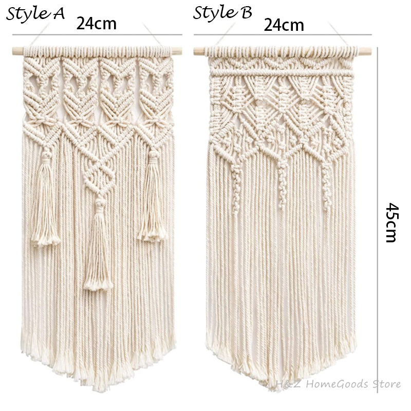 Hot Macrame Wall Hanging Tapes - Macrame Cord Cotton avaliação e preço