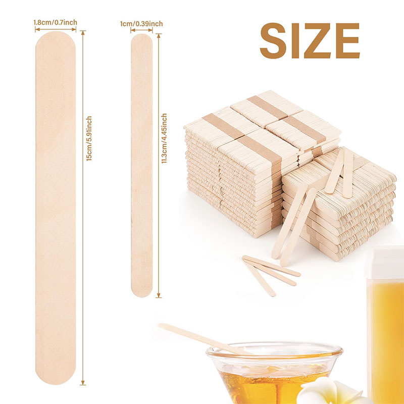 50PCS Popsicle Sticks Natural  - Art Craft Ice Cream avaliação e preço