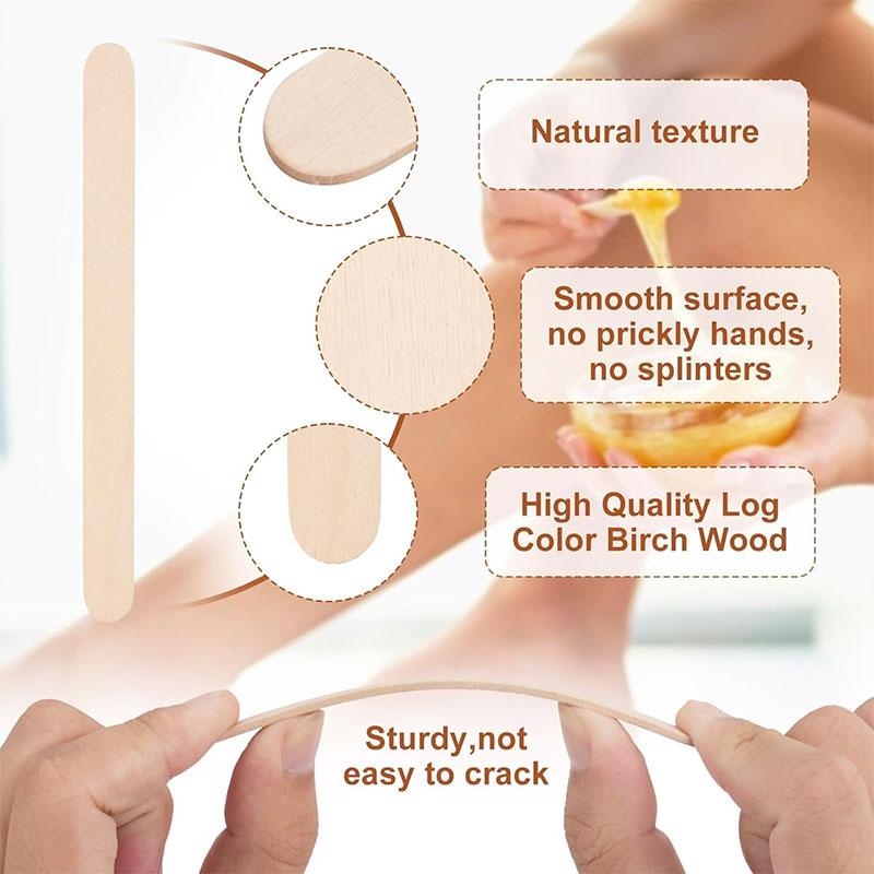 50PCS Popsicle Sticks Natural  - Art Craft Ice Cream avaliação e preço
