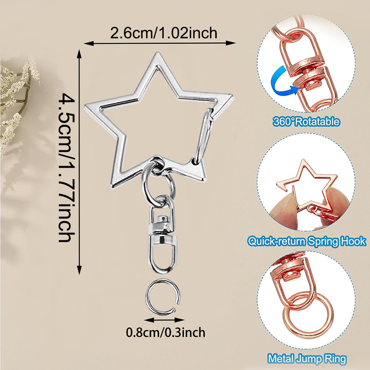 10/20/30/50 Set Star Shaped Ro - Art Craft Activity avaliação e preço