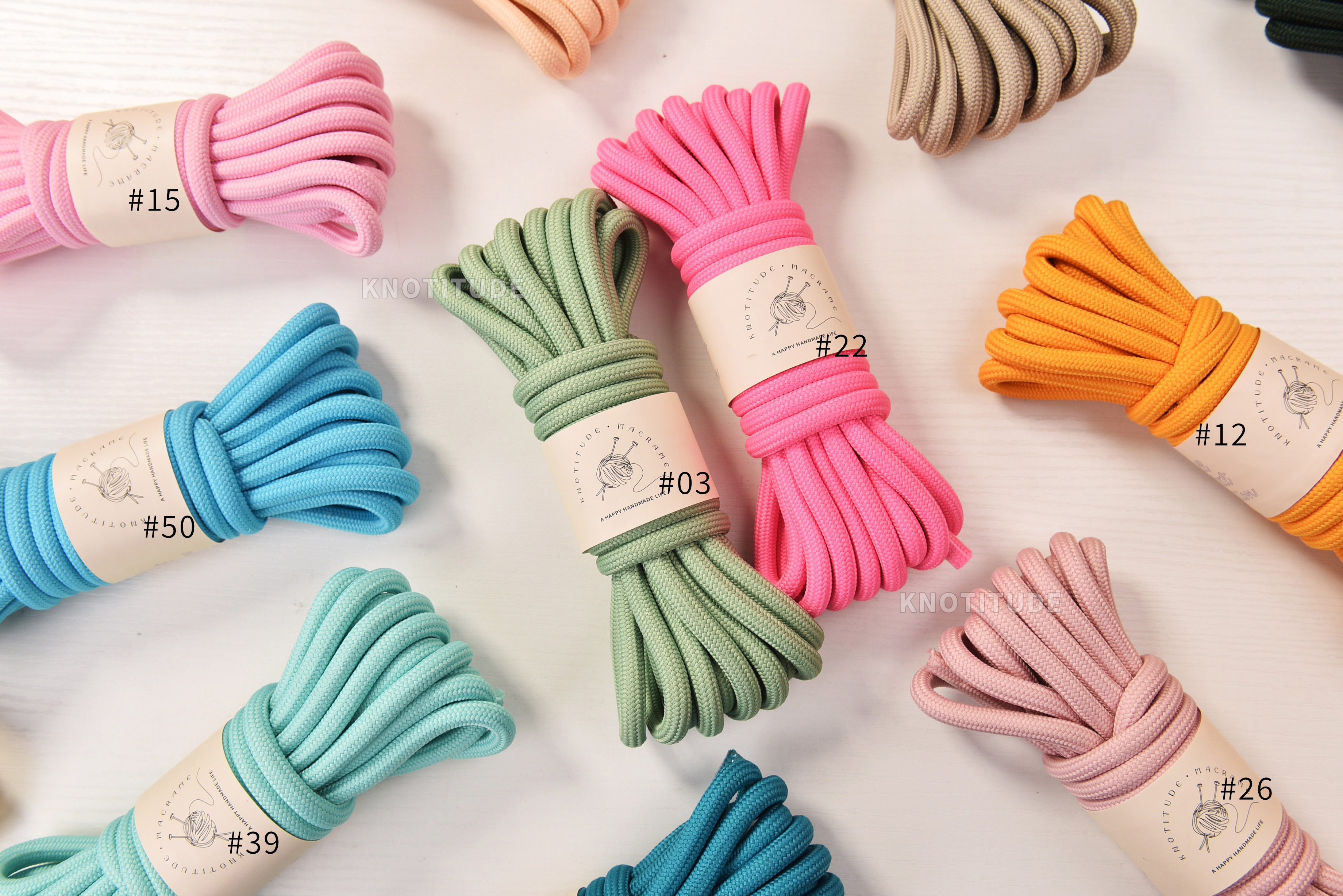 Polyester Braid Cord 5meters P - Macrame Cord Cotton avaliação e preço