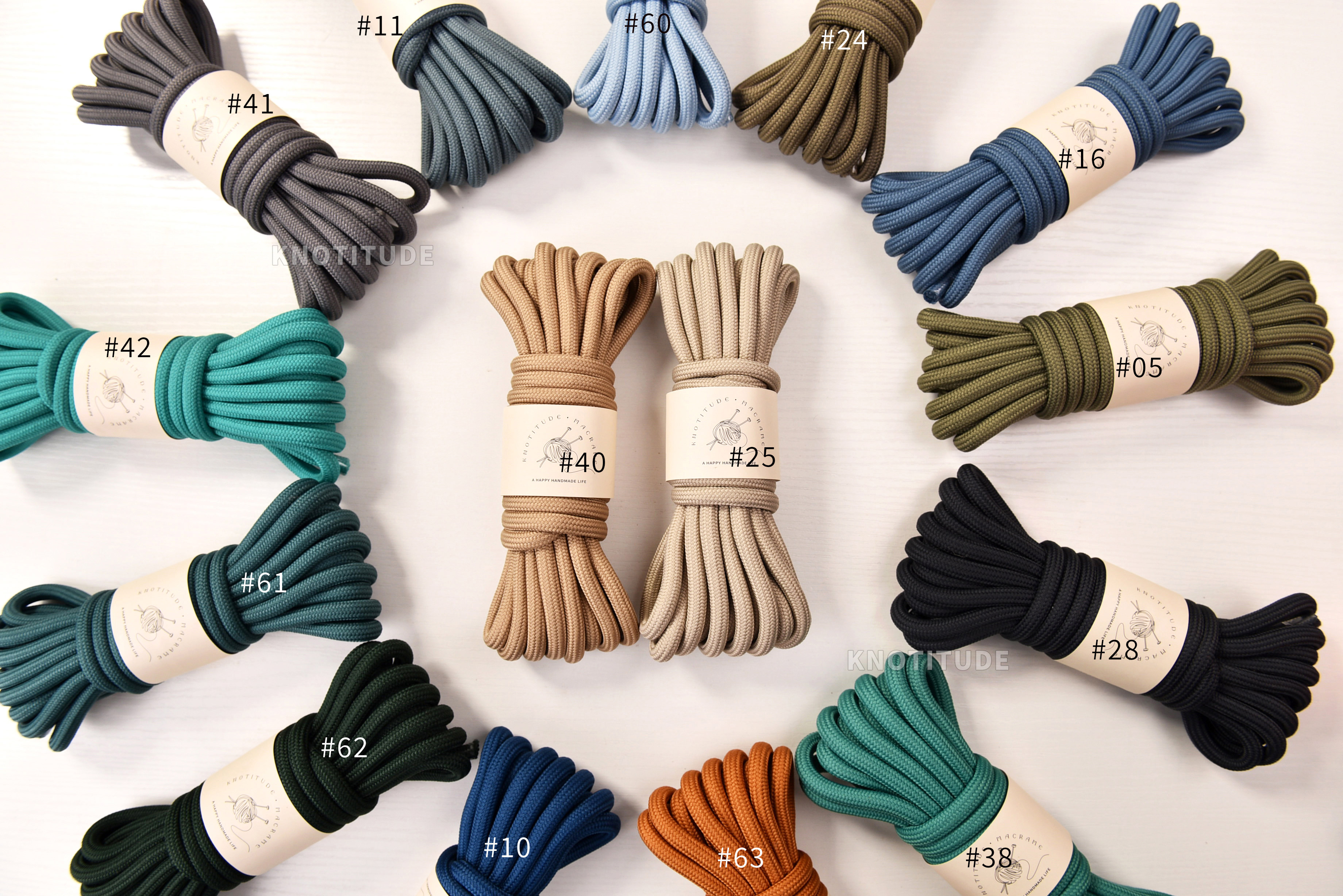 Polyester Braid Cord 5meters P - Macrame Cord Cotton avaliação e preço