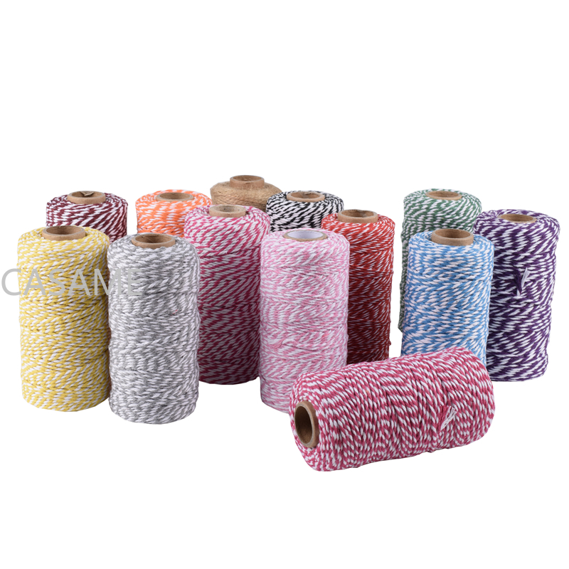 Multiple Colorful Thread Cord  - Macrame Cord Cotton avaliação e preço