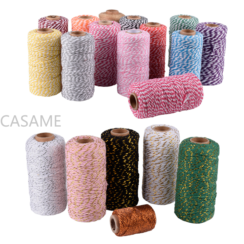 Multiple Colorful Thread Cord  - Macrame Cord Cotton avaliação e preço