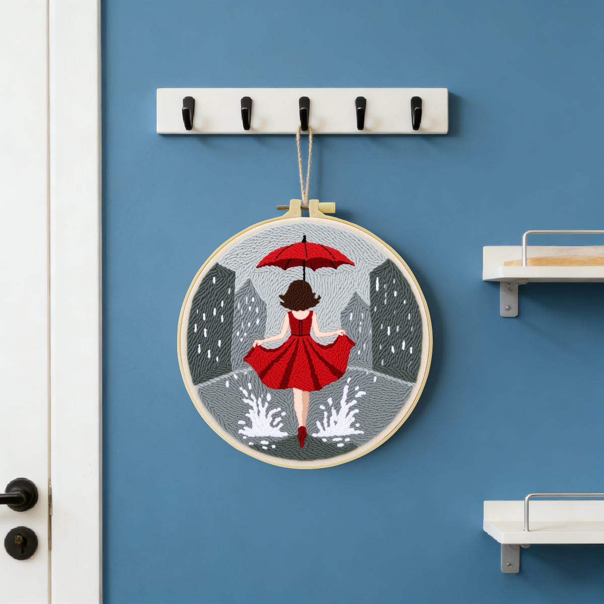 20X20CM/7.87inch female punch  - Punch Needle Kit avaliação e preço