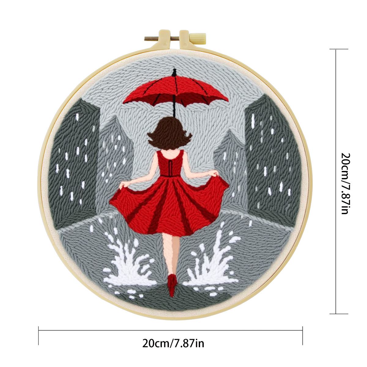 20X20CM/7.87inch female punch  - Punch Needle Kit avaliação e preço