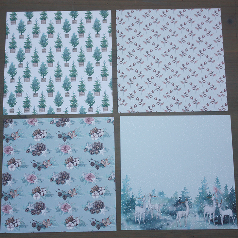 KLJUYP 24 Sheets Winter Time S - Art Craft Winter avaliação e preço
