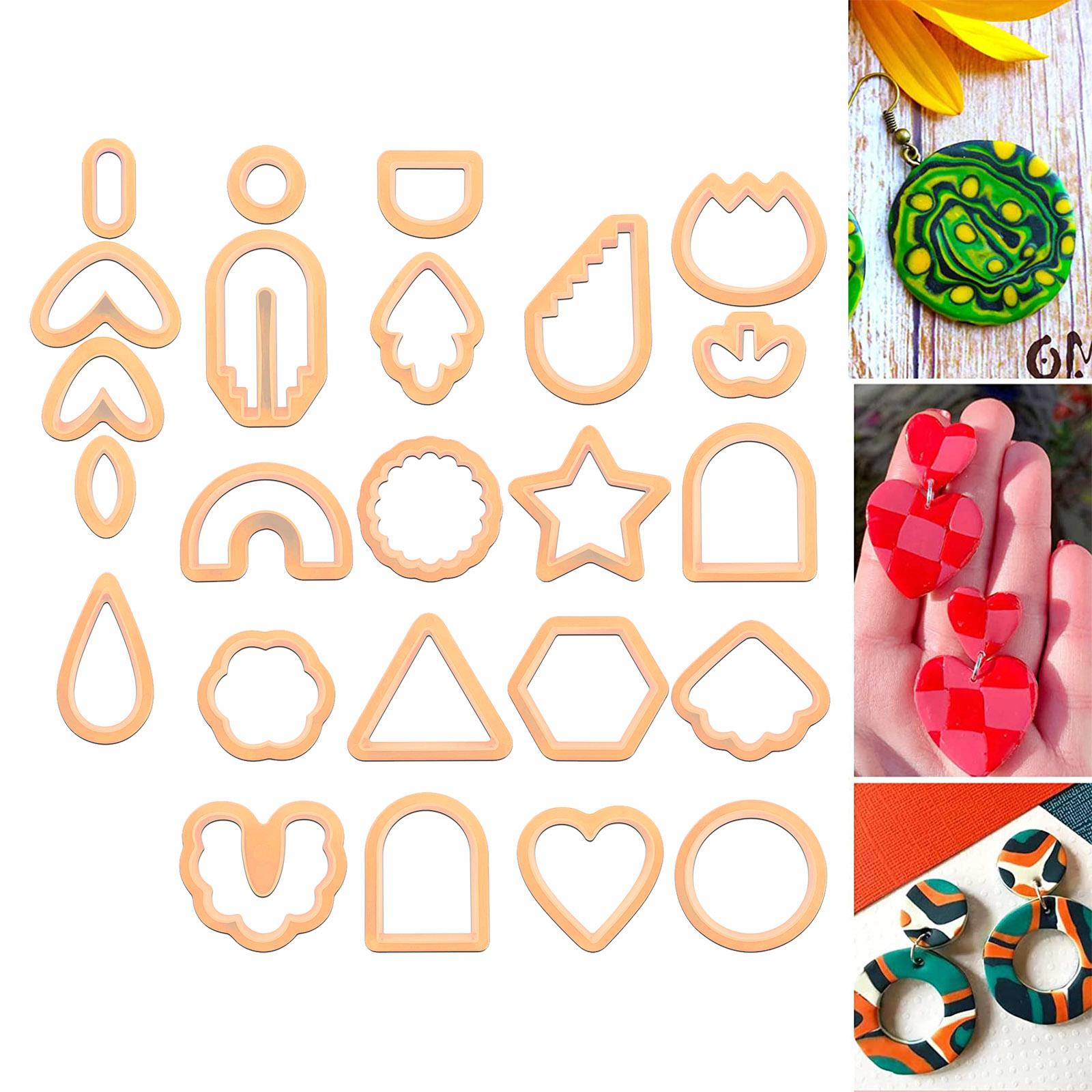 24Pcs Plastic Polymer , Differ - Craft And Art Difference avaliação e preço