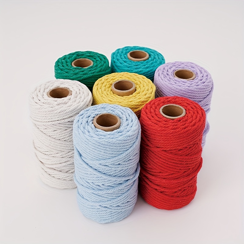 3mm Natural & Colorful Core-Sp - Macrame Cord Cotton avaliação e preço