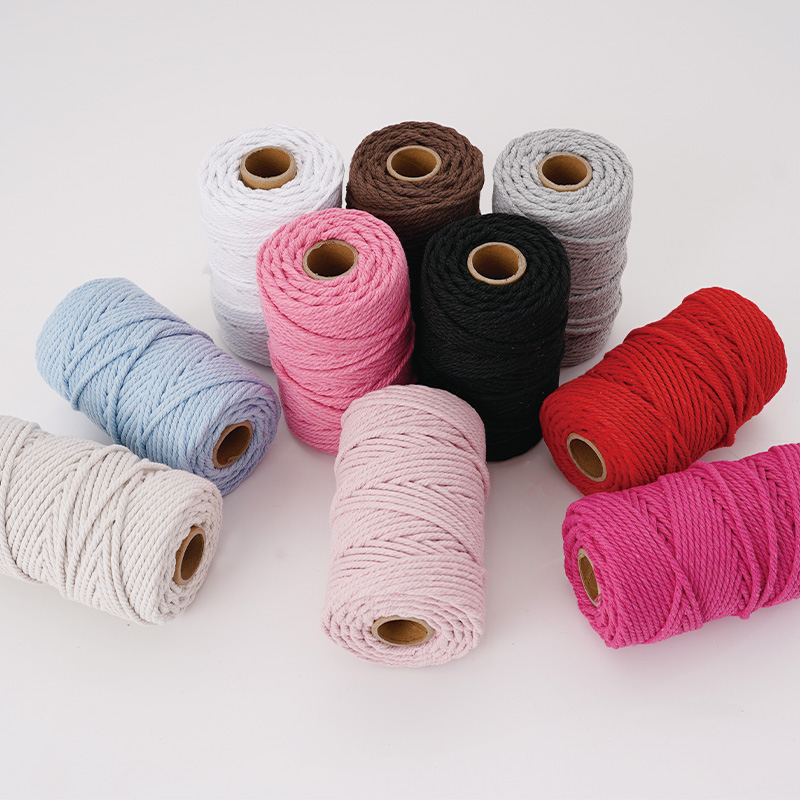 3mm Natural & Colorful Core-Sp - Macrame Cord Cotton avaliação e preço