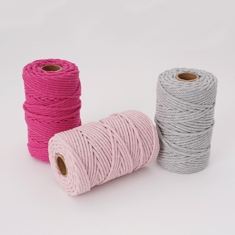 3mm Natural & Colorful Core-Sp - Macrame Cord Cotton avaliação e preço