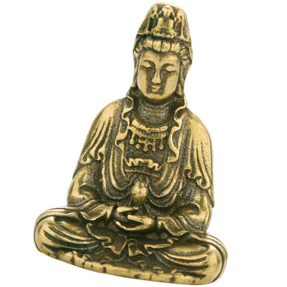Brass Avalokitesvara Buddha Or - Art Craft Activity avaliação e preço
