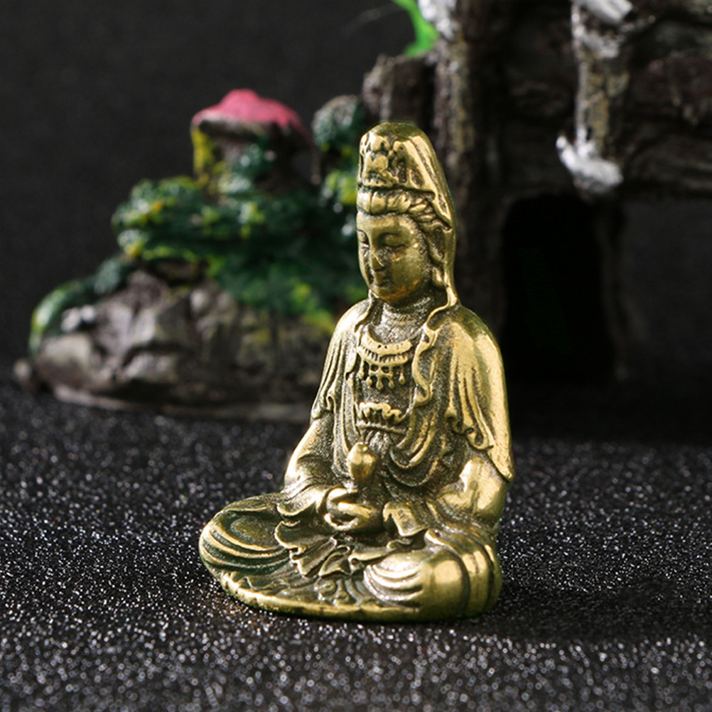 Brass Avalokitesvara Buddha Or - Art Craft Activity avaliação e preço