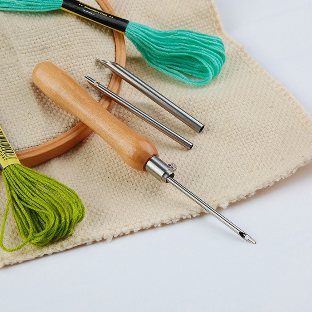 5Pcs 2.5mm/3.5mm/5mm Punch Nee - Punch Needle Kit avaliação e preço