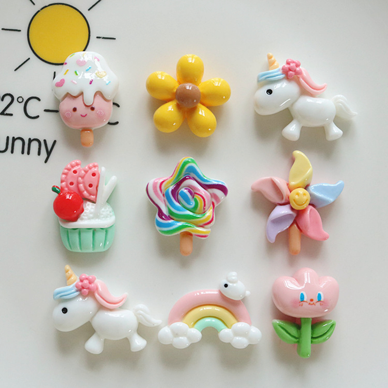 10 Pcs New Mini Cute Cartoon U - Art Craft Ice Cream avaliação e preço