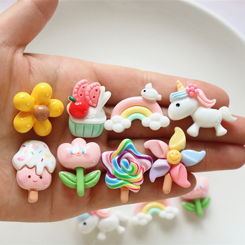 10 Pcs New Mini Cute Cartoon U - Art Craft Ice Cream avaliação e preço