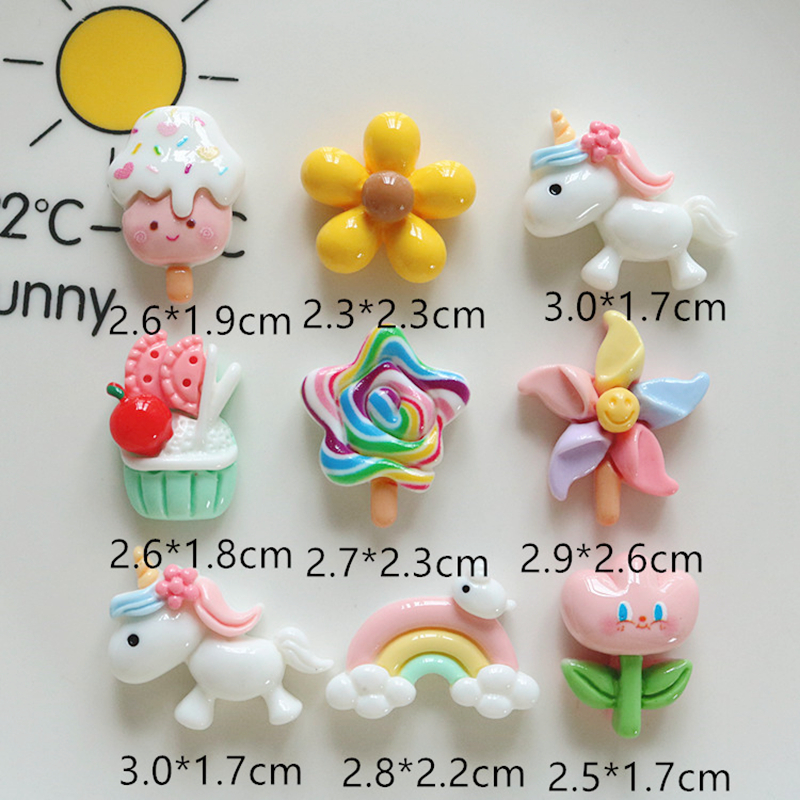 10 Pcs New Mini Cute Cartoon U - Art Craft Ice Cream avaliação e preço