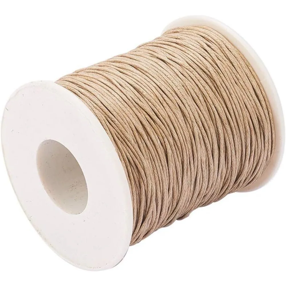 100 Yards Waxed Cord Cotton, W - Macrame Cord Cotton avaliação e preço
