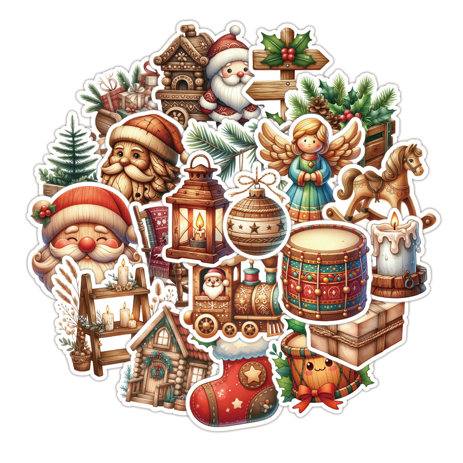 50PCS Winter Christmas Theme S - Art Craft Winter avaliação e preço