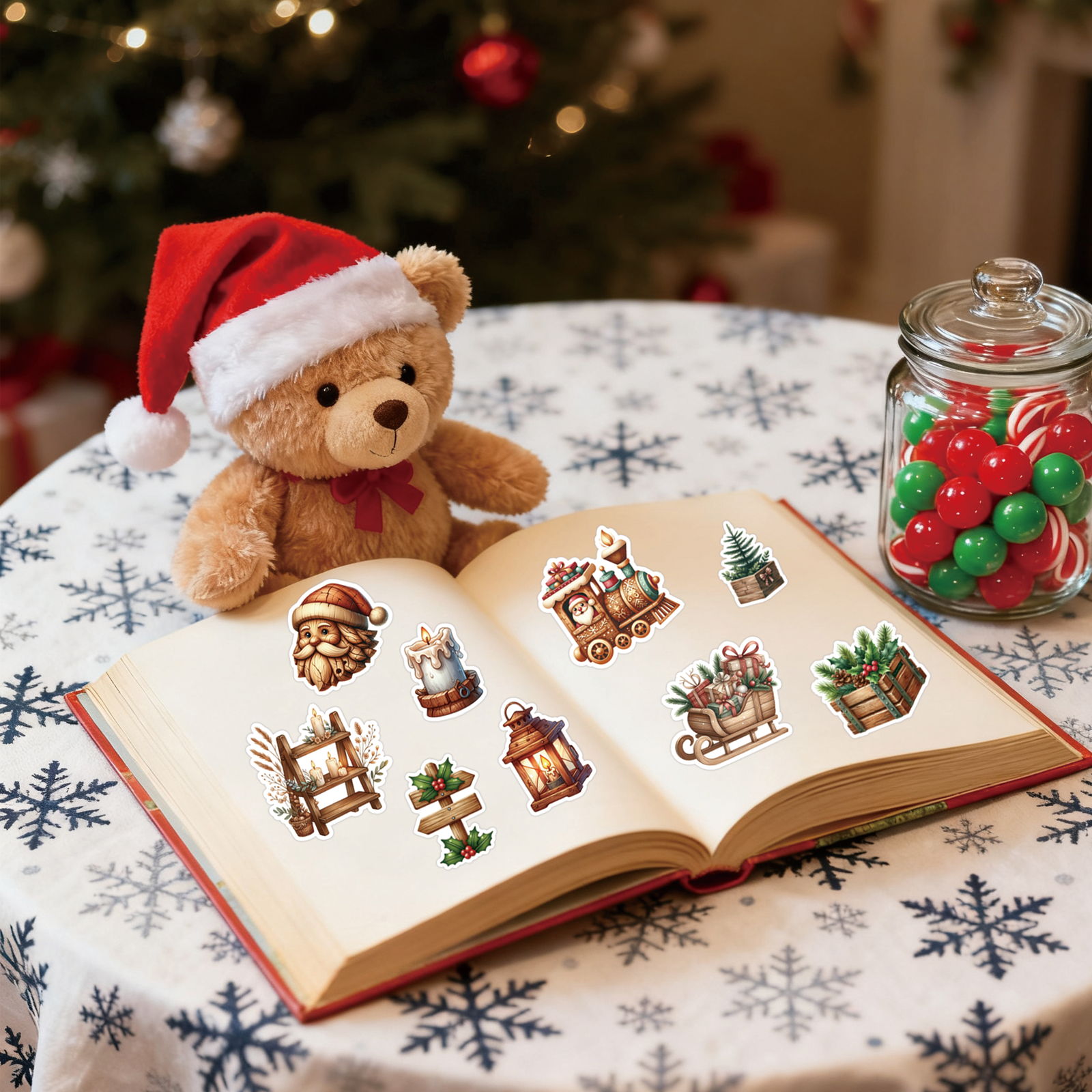 50PCS Winter Christmas Theme S - Art Craft Winter avaliação e preço