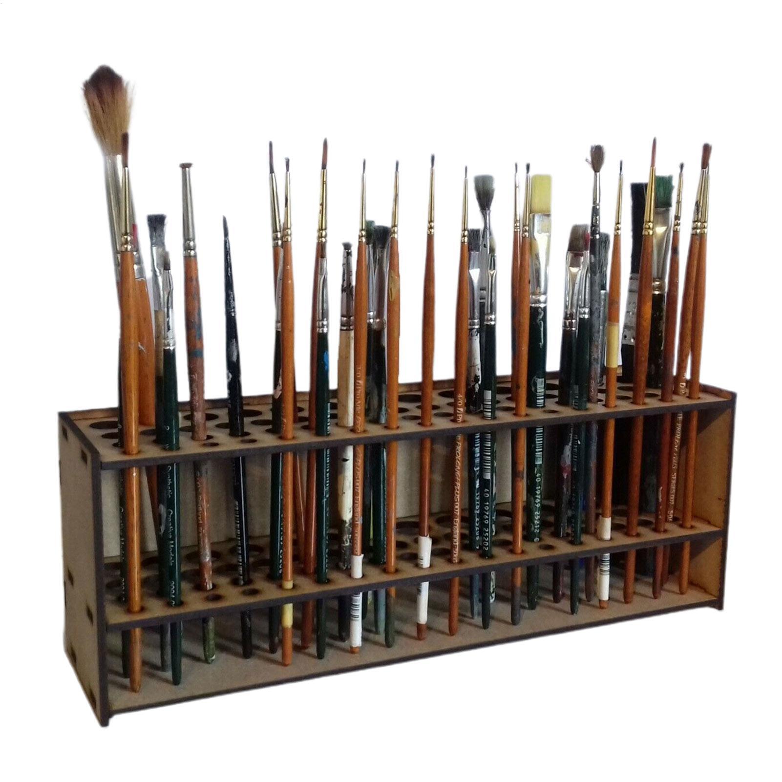 Paint Brush Holder 67-Slot Dou - Craft And Art Difference avaliação e preço