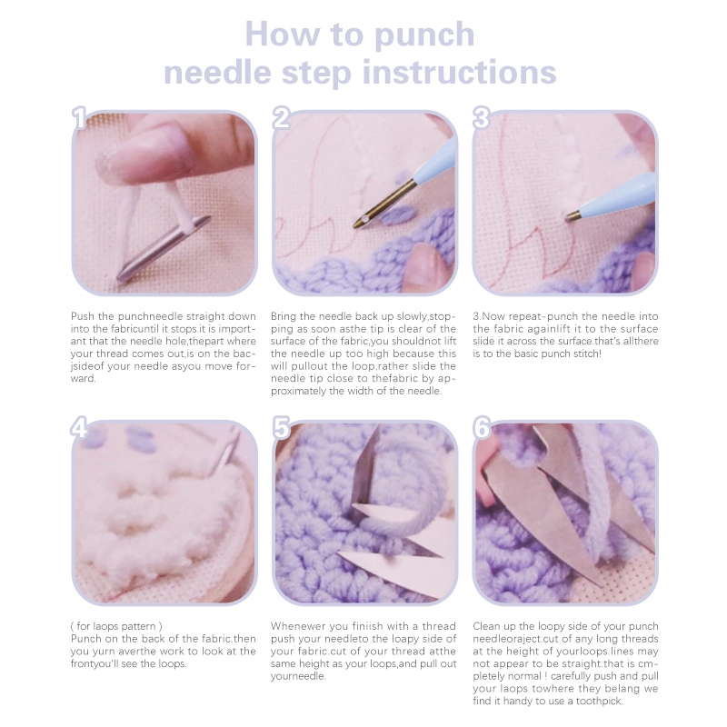 Punch Needle Kits Handicraft A - Art Craft Winter avaliação e preço