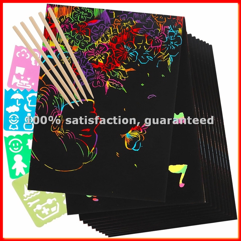 Scratch Paper Art Set, Black C - Art Craft Painting avaliação e preço