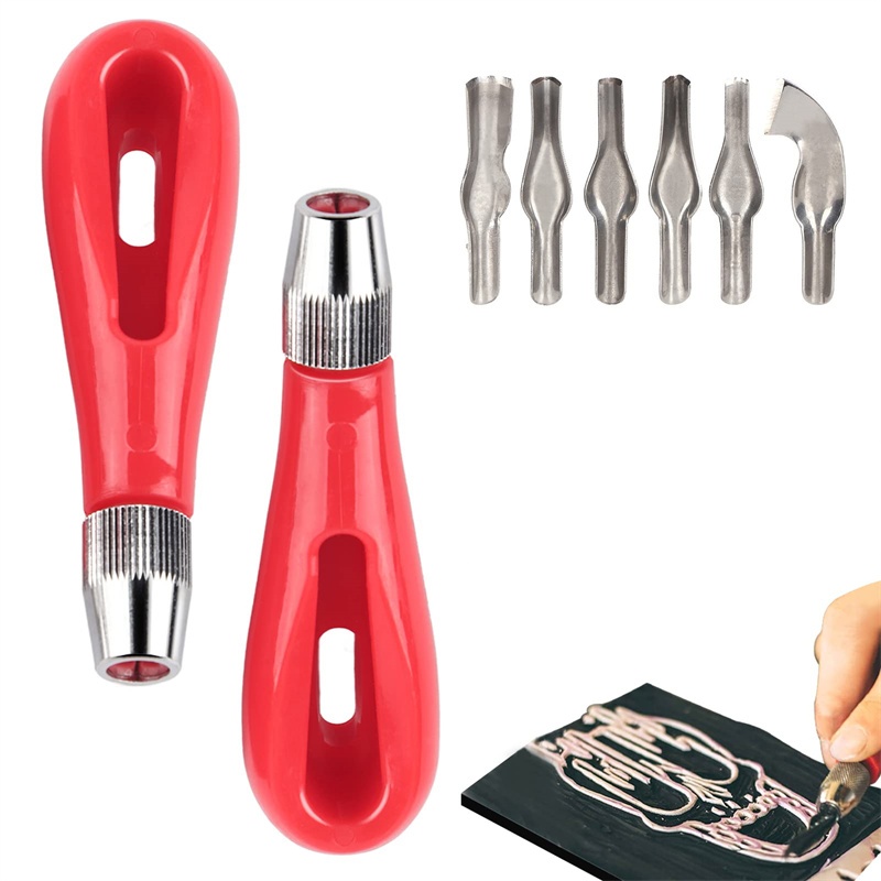 Carving Tool Practical Beginne - Lino Printing Block avaliação e preço