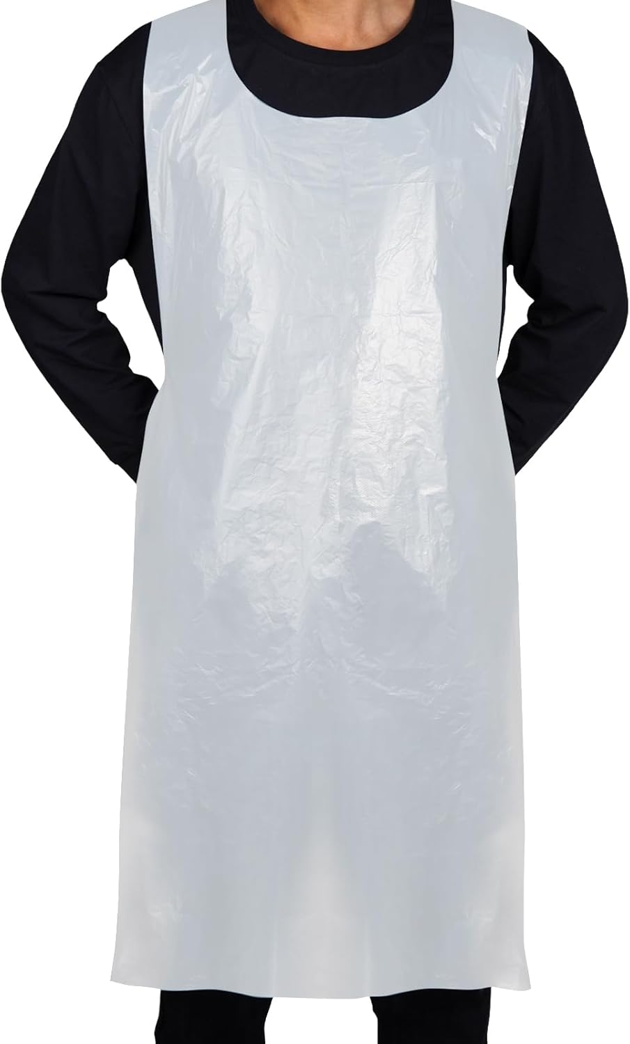 Disposable White Plastic Apron - Art Craft Painting avaliação e preço